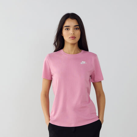 NIKE TEE SHIRT CLUB ROSA/BIANCO DONNA