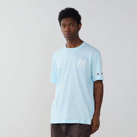 CHAMPION TEE SHIRT NY YANKEES BLU/BIANCO UOMO