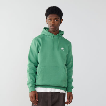 HOODIE ESSENTIAL TREFOIL : VERDE/BIANCO