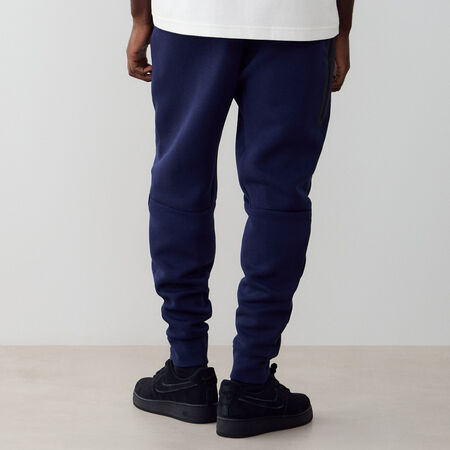NIKE PANT JOGGER TECH FLEECE BLU SCURO/NERO UOMO