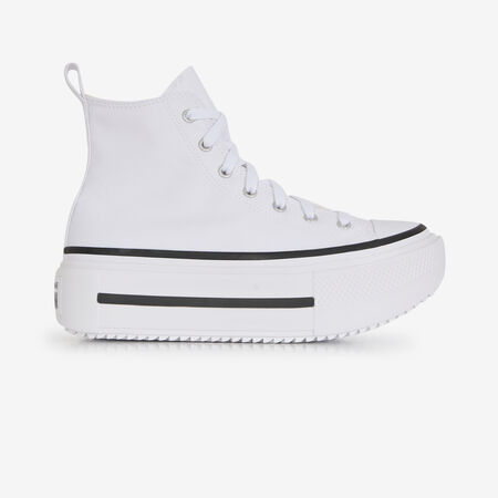 CONVERSE chuck taylor all star CHUCK TAYLOR ALL STAR LIFT DOUBLE STACK BIANCO RAGAZZO