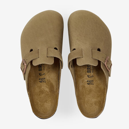 BIRKENSTOCK boston BOSTON LEATHER TABACCO BROWN GRIGIO UOMO