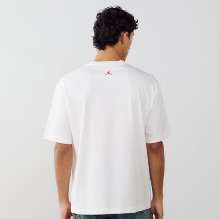 JORDAN TEE SHIRT BIG JUMPMAN BIANCO/NERO UOMO