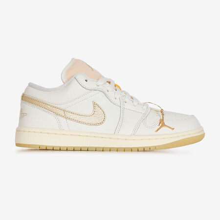 JORDAN AIR JORDAN 1 LOW SHIMMER BIANCO/DORATO DONNA