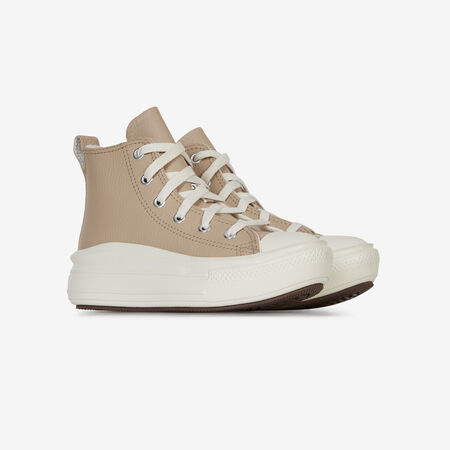 CONVERSE chuck taylor all star CHUCK TAYLOR ALL STAR HI MOVE BEIGE/BIANCO BAMBINO