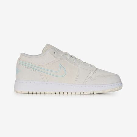 JORDAN AIR JORDAN 1 LOW BEIGE/BLU RAGAZZO
