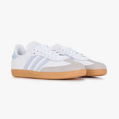 ADIDAS ORIGINALS samba SAMBA OG BIANCO/BLU RAGAZZO