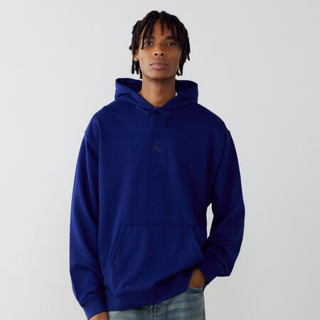 JORDAN HOODIE CENTERED LOGO DRI-FIT BLU SCURO/NERO UOMO