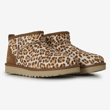 UGG classic mini CLASSIC ULTRA MINI CHEETAH BEIGE/MARRONE DONNA