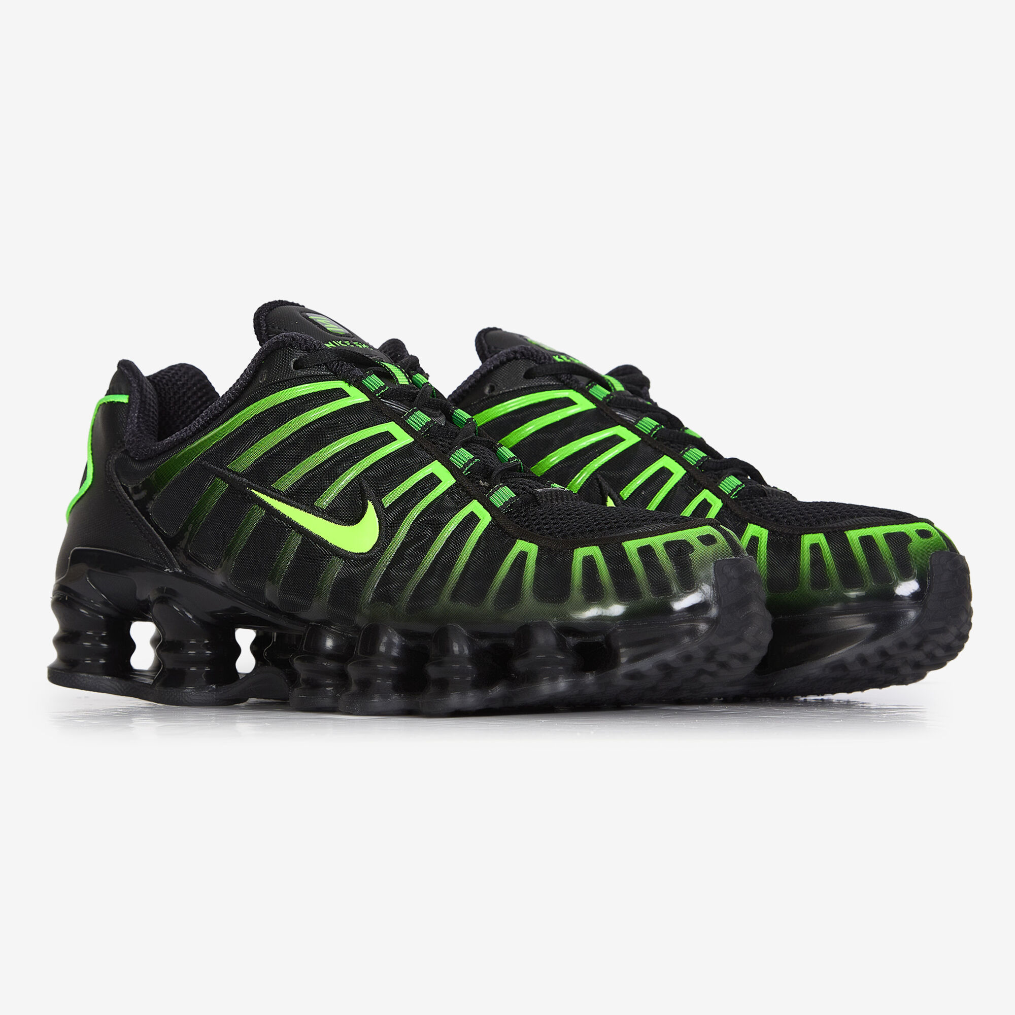 NIKE SHOX TL NERO/VERDE - SNEAKERS UOMO | Courir.it