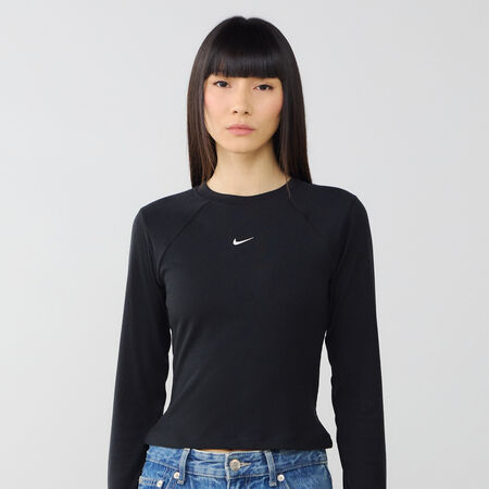 NIKE TOP CHILL KNIT LS NERO DONNA
