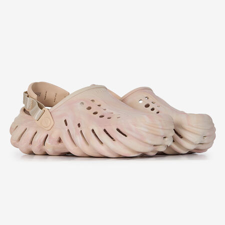 CROCS ECHO CLOG BEIGE/ROSA DONNA
