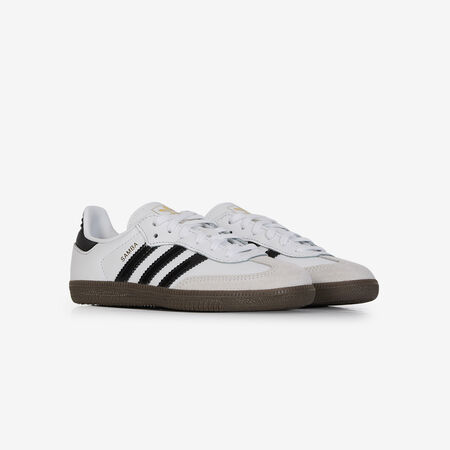 ADIDAS ORIGINALS samba SAMBA OG PATENT BIANCO/NERO BAMBINO
