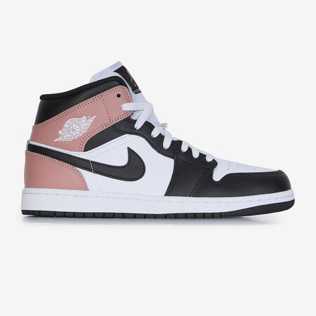JORDAN air jordan 1 AIR JORDAN 1 MID BIANCO/ROSA UOMO
