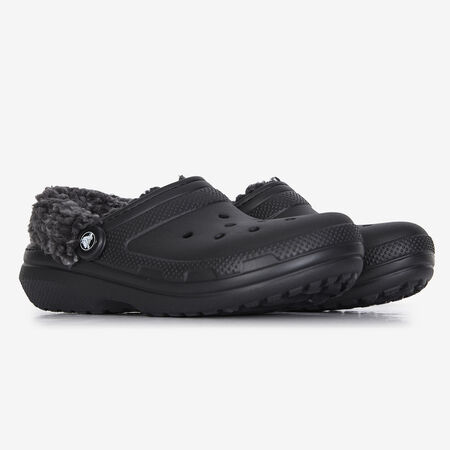 CROCS FLEECE LINED CLOG NERO DONNA