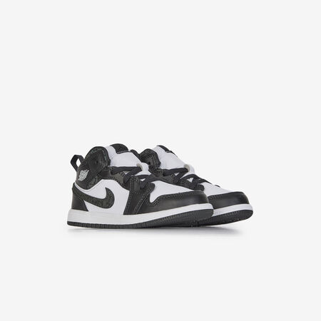 JORDAN AIR JORDAN 1 MID BIANCO/NERO NEONATO