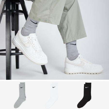 NIKE CALZINI X3 CREW GRIGIO UNISEX