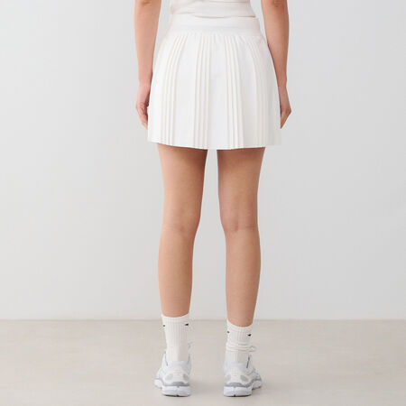 NIKE SKIRT PLEATED ADVANTAGE BIANCO DONNA