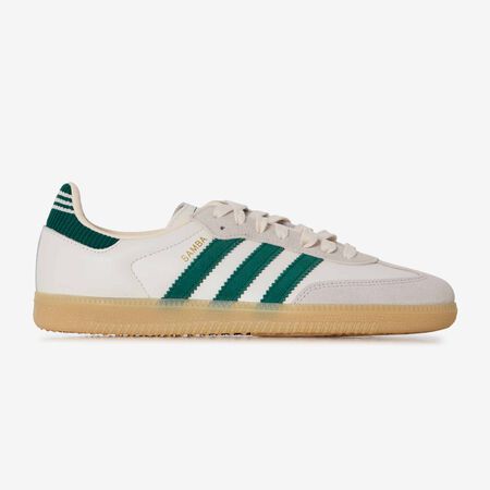 ADIDAS ORIGINALS samba SAMBA OG BIANCO/VERDE UOMO