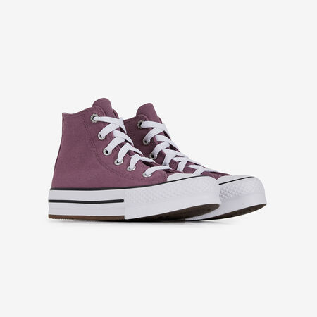 CONVERSE chuck taylor all star CHUCK TAYLOR ALL STAR EVA LIFT HI FLORAL VIOLET/BLANC BAMBINO