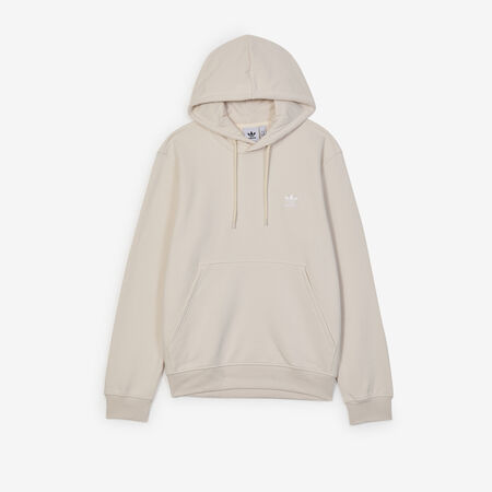 ADIDAS ORIGINALS HOODIE ESSENTIAL TREFOIL BEIGE/BIANCO UOMO