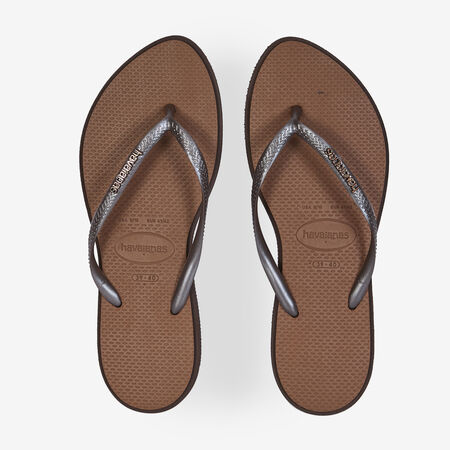 HAVAIANAS SLIM POINT MARRONE DONNA