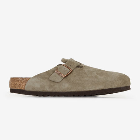 BIRKENSTOCK boston BOSTON SUEDE TAUPE GRIGIO TALPA UOMO