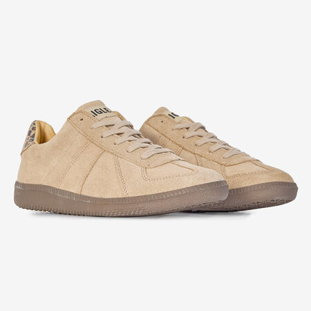 AIGLE EURO TRAINER LEOPARD BEIGE/MARRONE DONNA