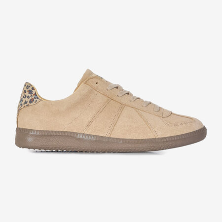 AIGLE EURO TRAINER LEOPARD BEIGE/MARRONE DONNA