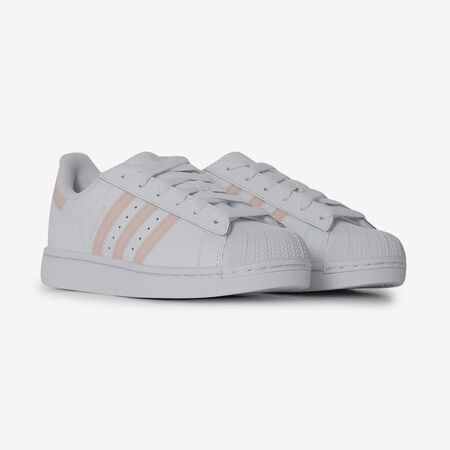 ADIDAS ORIGINALS superstar SUPERSTAR II BIANCO/ROSA RAGAZZO