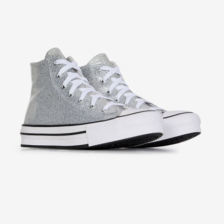 CONVERSE CHUCK TAYLOR ALL STAR LIFT HI ARGENTO RAGAZZO