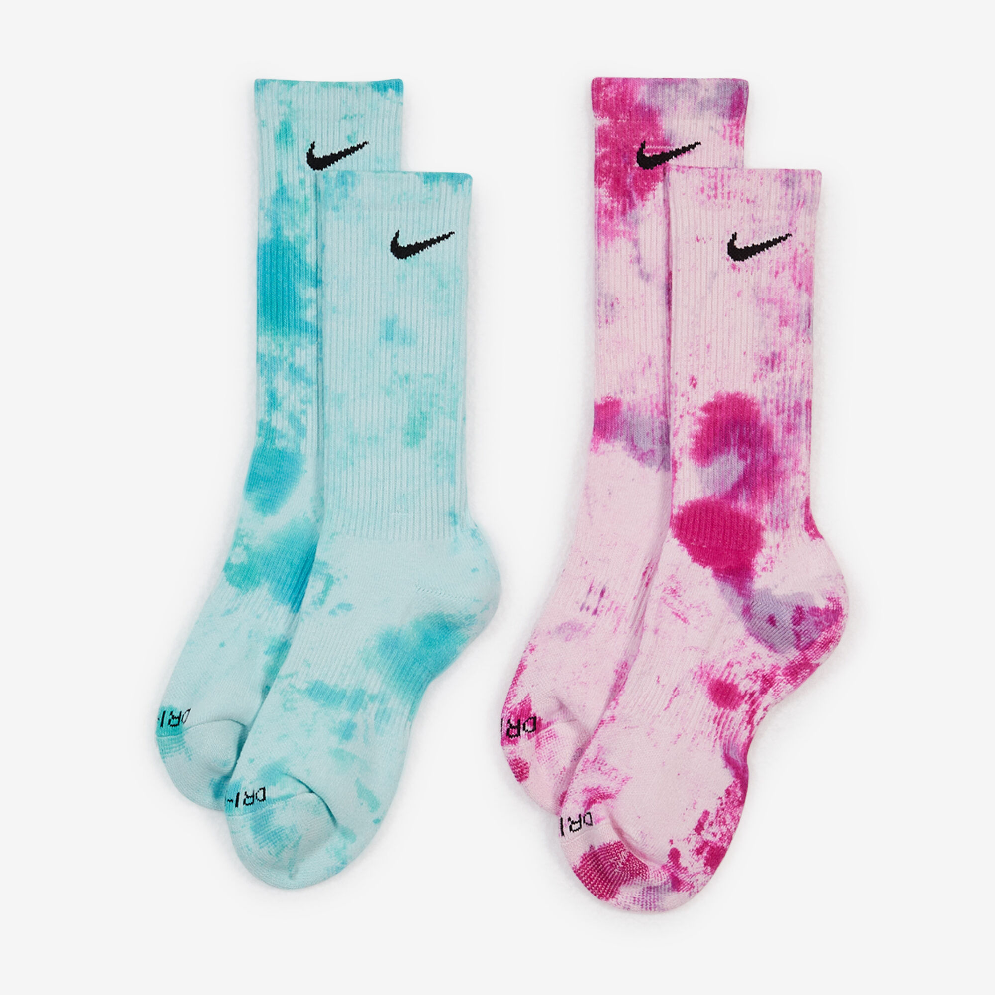 NIKE CHAUSSETTES CREW COLOR SPLASH ROSA CALZINI UOMO Courir
