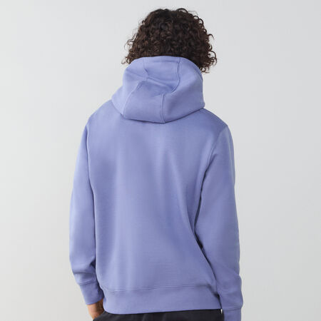 NIKE HOODIE CLUB SMALL LOGO BLU/BIANCO UOMO