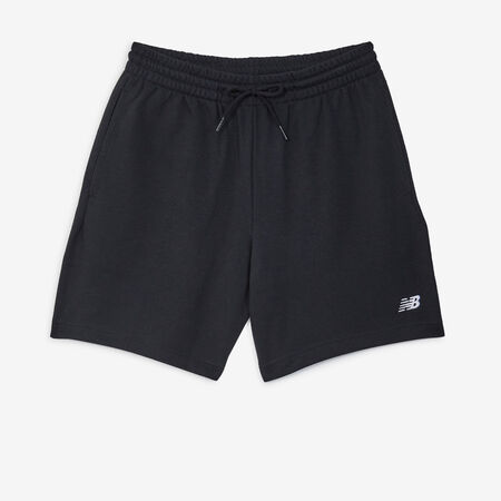 NEW BALANCE SHORT ESSENTIALS SMALL LOGO NERO/BIANCO UOMO