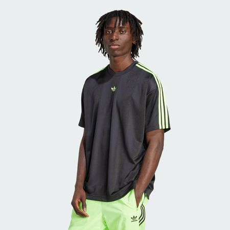 ADIDAS ORIGINALS MAILLOT ADICOLOR JACQUARD NERO/VERDE UOMO