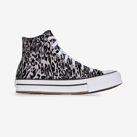 CONVERSE CHUCK TAYLOR ALL STAR LIFT HI LEO GRIGIO/NERO RAGAZZO