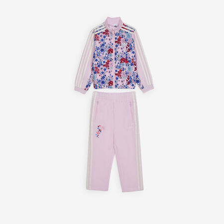 ADIDAS ORIGINALS TRACKSUIT LIBERTY ROSA/MULTICOLORE BAMBINO