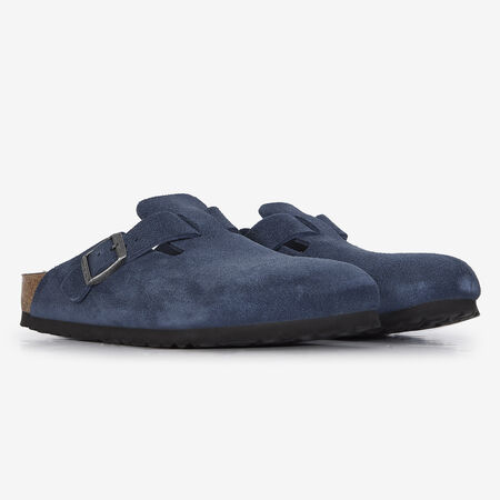 BIRKENSTOCK BOSTON SUEDE NEW NAVY BLU SCURO DONNA