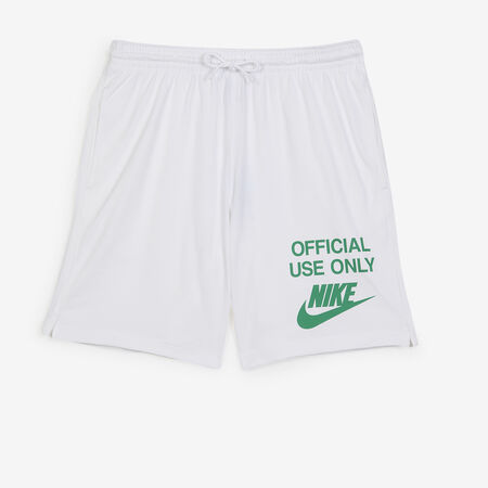 NIKE SHORT CLUB KNIT OFFICIAL BIANCO UOMO
