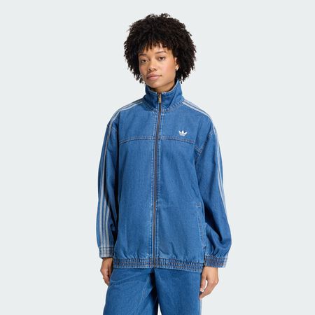 ADIDAS ORIGINALS JACKET FZ FIREBIRD DENIM BLU DONNA
