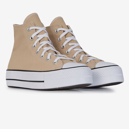 CONVERSE CHUCK TAYLOR ALL STAR LIFT HI BEIGE DONNA