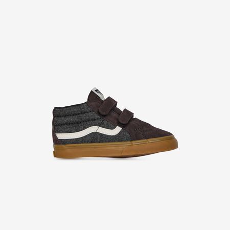 VANS SK8-MID V DENIM GRIGIO/BIANCO NEONATO