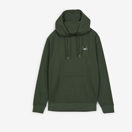 ONE PIECE HOODIE WANTED ZORO VERDE UOMO