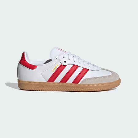 ADIDAS ORIGINALS samba SAMBA OG BIANCO/ROJO RAGAZZO
