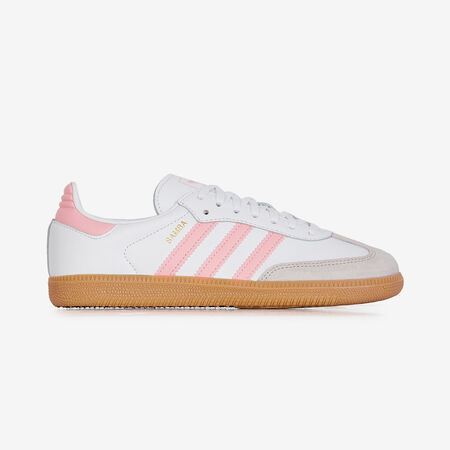 ADIDAS ORIGINALS samba SAMBA OG BIANCO/ROSA RAGAZZO