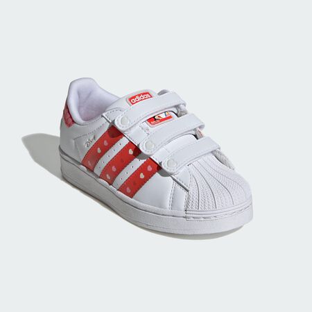 ADIDAS ORIGINALS superstar SUPERSTAR II CF LED ALICE IN WONDERLAND BIANCO/ROJO BAMBINO