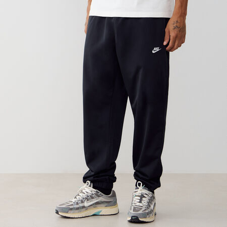 NIKE PANT JOGGER CLUB KNIT NERO/BIANCO UOMO