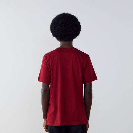 NIKE TEE SHIRT CLUB BORDEAUX/BIANCO UOMO