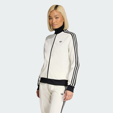 ADIDAS ORIGINALS JACKET FZ CLASSIC ECRU/NERO DONNA