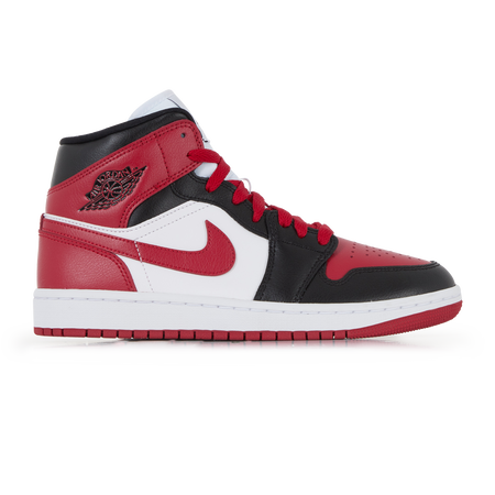 JORDAN air jordan 1 AIR JORDAN 1 MID ALTERNATE BRED NERO/ROSSO DONNA